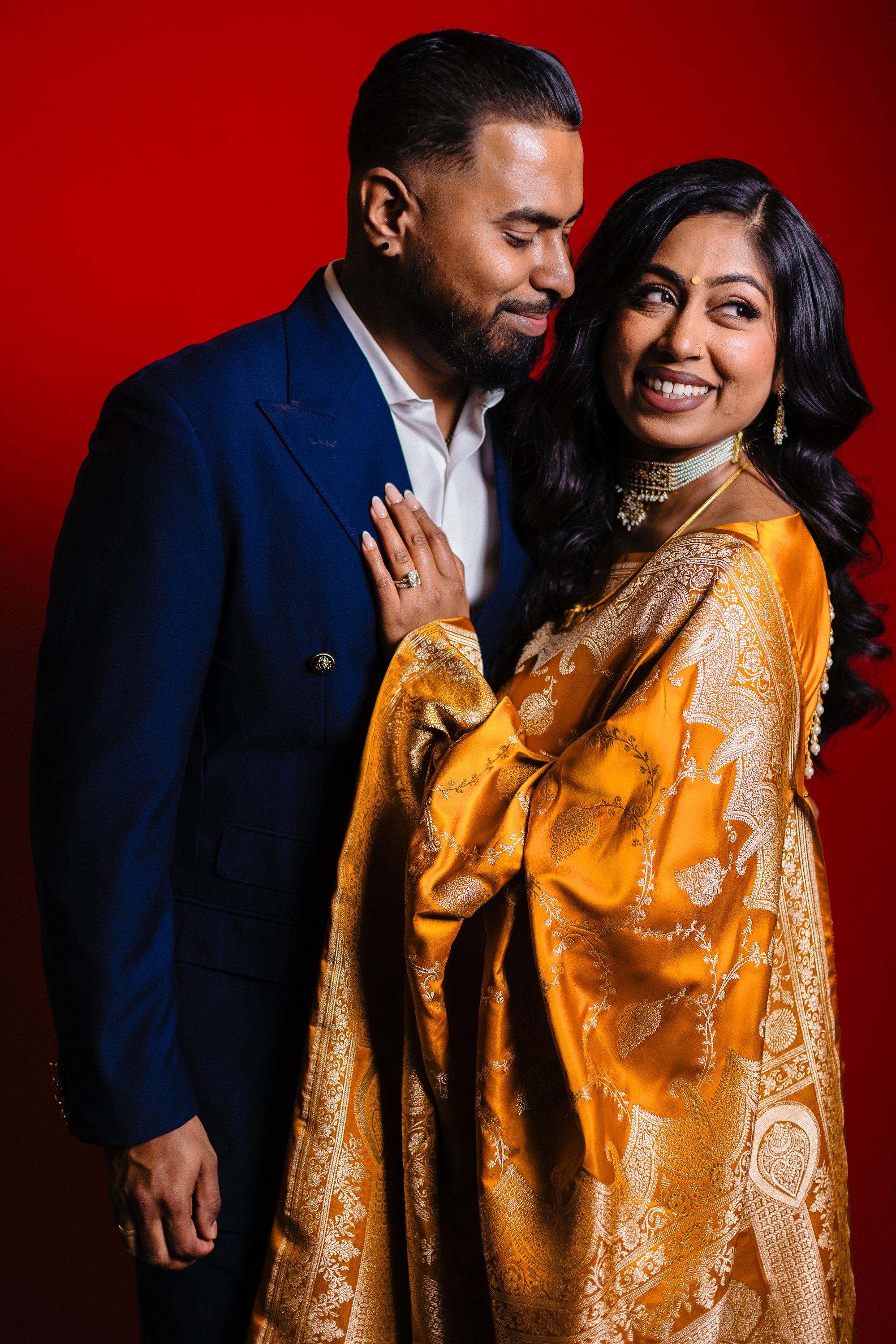 Live direction during a portrait session